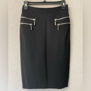 Stretch pencil skirt